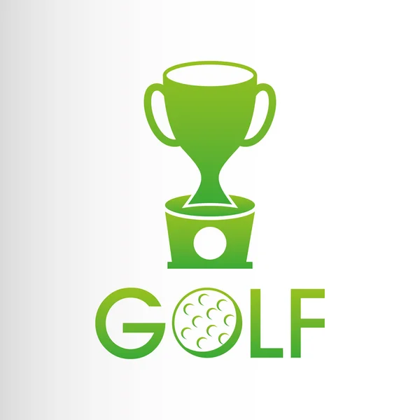 Club de golf — Vector de stock