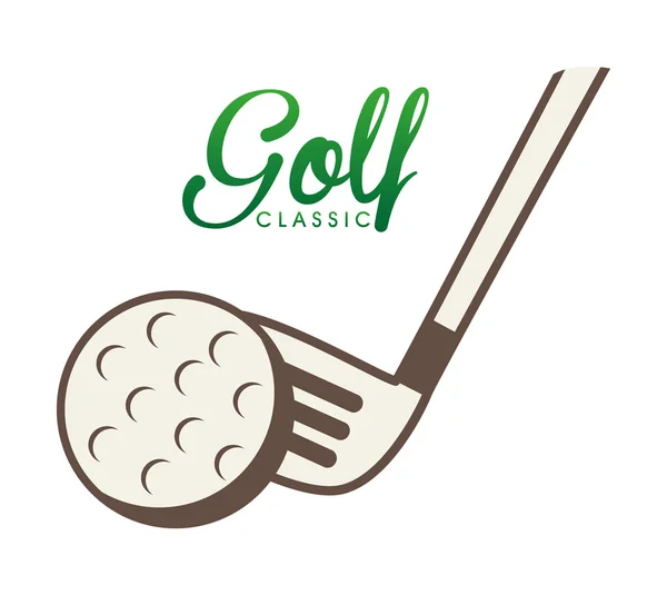 Club de golf — Vector de stock