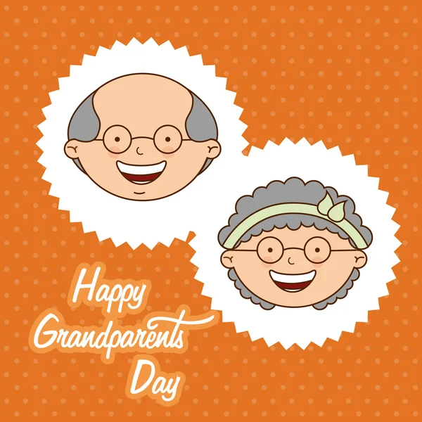 Grandparents day — Stock Vector