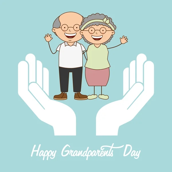 Grandparents day — Stock Vector