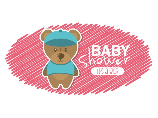 Baby shower — Stock Vector