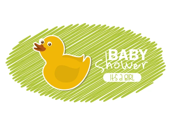 Baby shower — Stock Vector