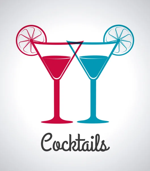 Cocktail Design. — Stock vektor