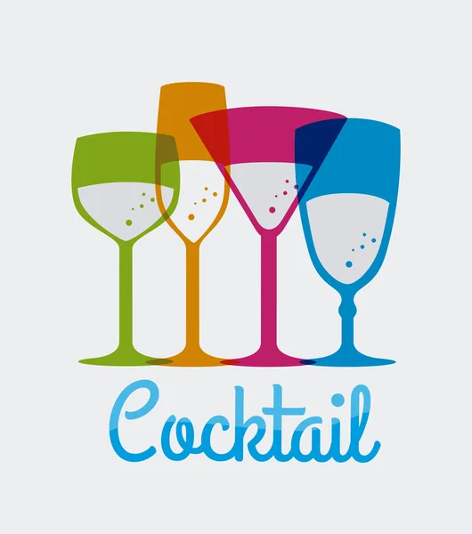Cocktail Design. — Stock vektor