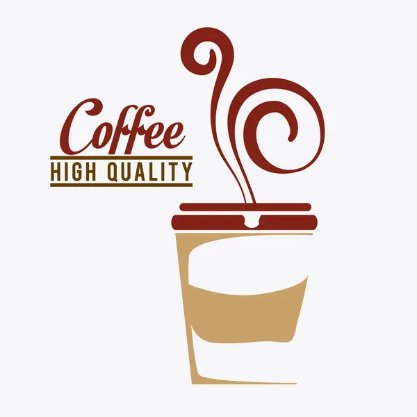 Diseño de café . — Vector de stock