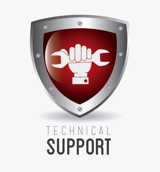 Technical support design. — Stock Vector