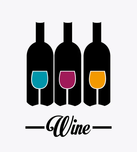 Weindesign. — Stockvektor