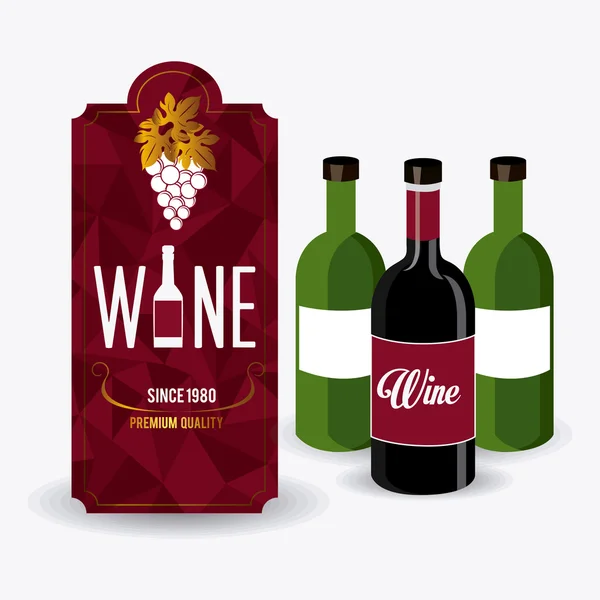 Weindesign. — Stockvektor