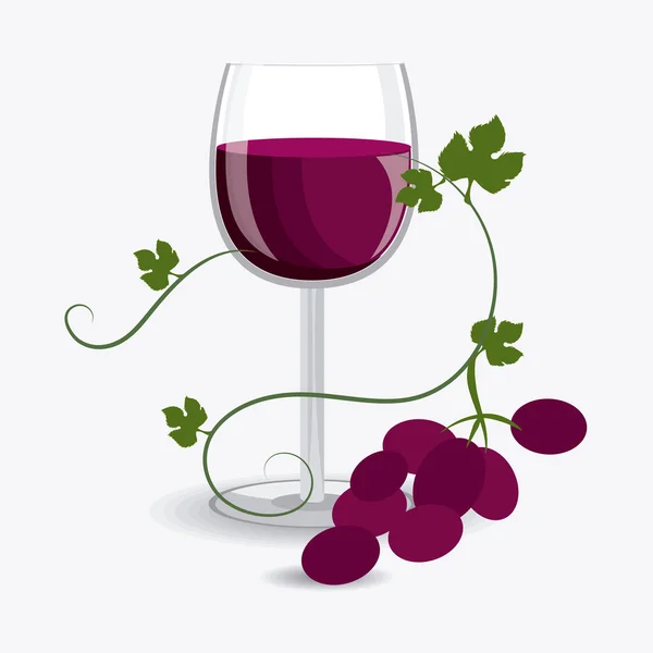 Design del vino . — Vettoriale Stock