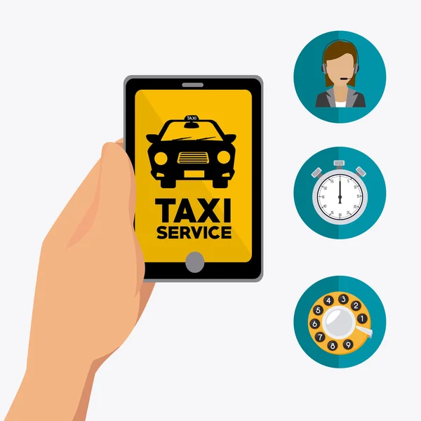 Taxi design. — Stock Vector