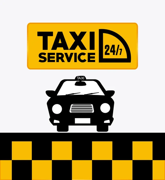 Diseño de taxi . — Archivo Imágenes Vectoriales