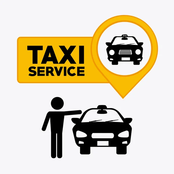 Diseño de taxi . — Vector de stock