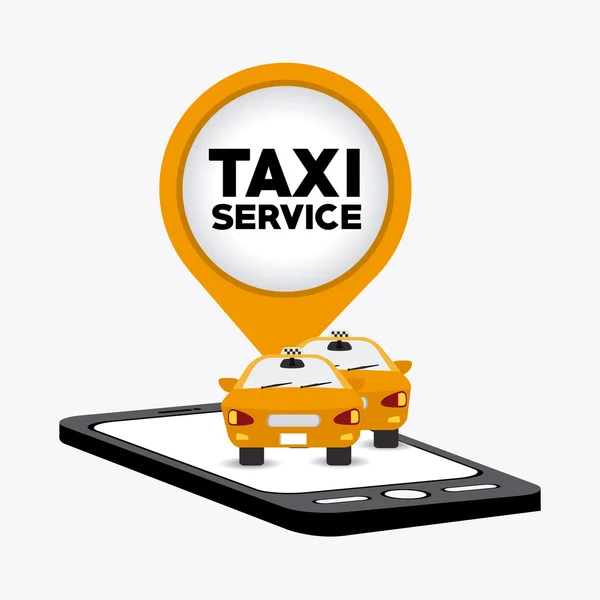 Diseño de taxi . — Vector de stock