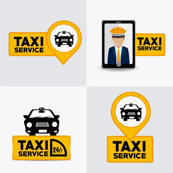 Diseño de taxi . — Vector de stock