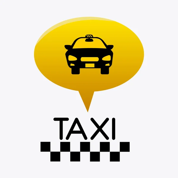 Diseño de taxi . — Archivo Imágenes Vectoriales