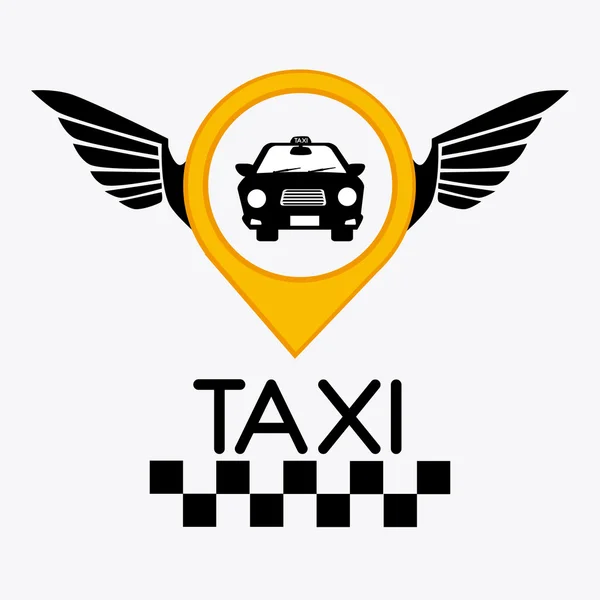 Diseño de taxi . — Archivo Imágenes Vectoriales