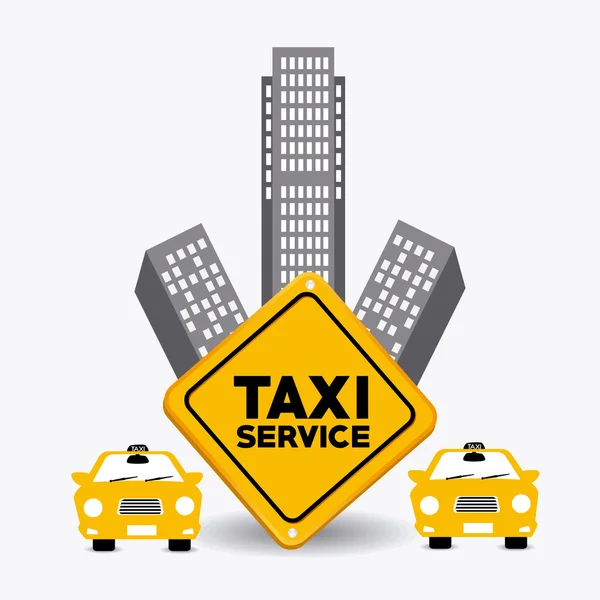 Progettazione taxi . — Vettoriale Stock