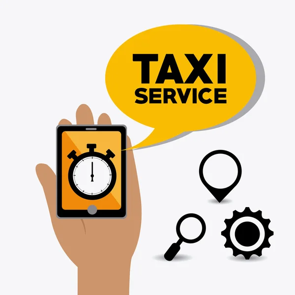 Taxi ontwerp. — Stockvector