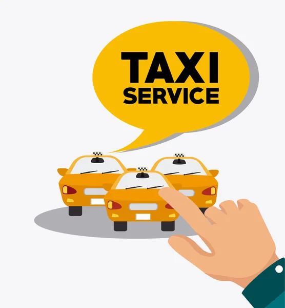 Taxi ontwerp. — Stockvector