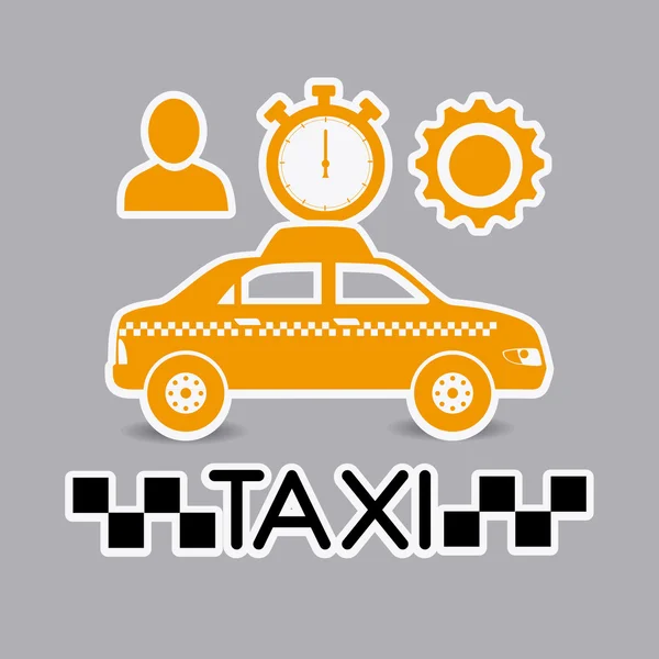Design de táxi . — Vetor de Stock