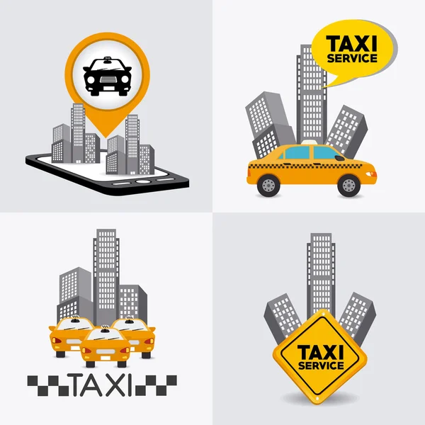 Taxi design. — Stock vektor