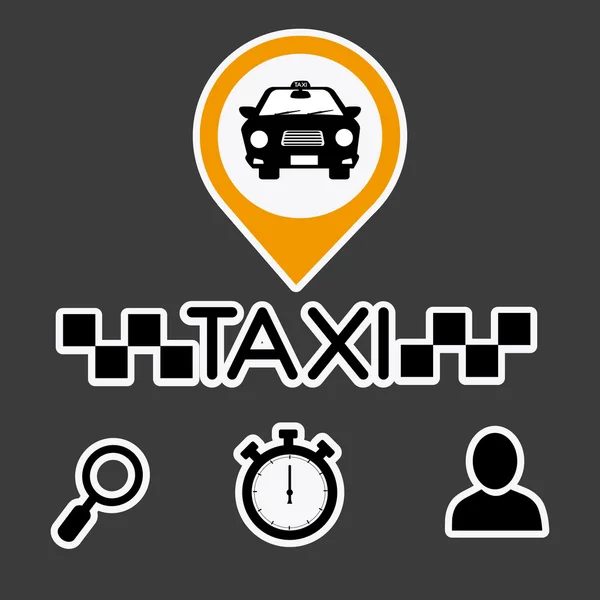 Conception de taxi . — Image vectorielle