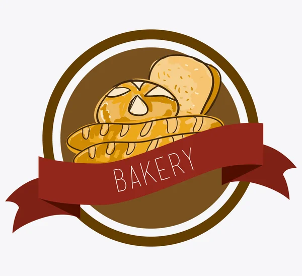 Bakkerij ontwerp. — Stockvector