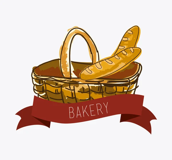 Bäckereidesign. — Stockvektor