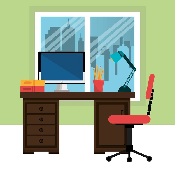 Office design. — Stock Vector