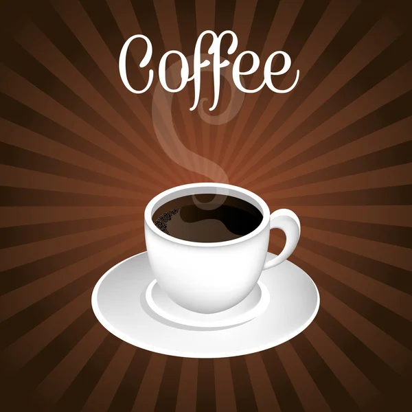 Kávu design. — Stockový vektor