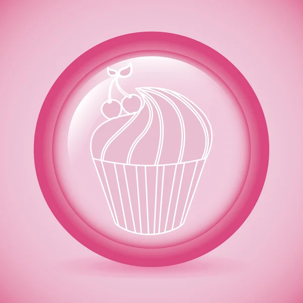 Gâteau doux — Image vectorielle