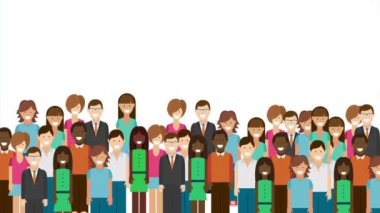 İnsanlar Video animasyon