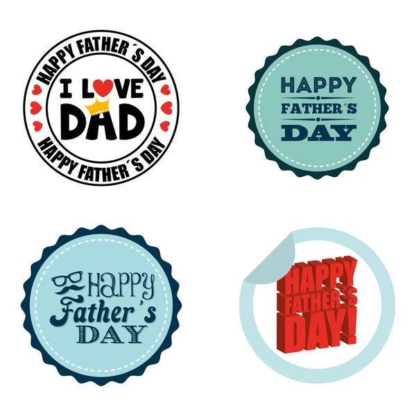 Happy fathers day — Stock Vector