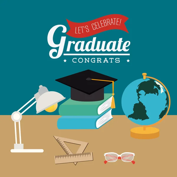 Graduation design. — Stock Vector