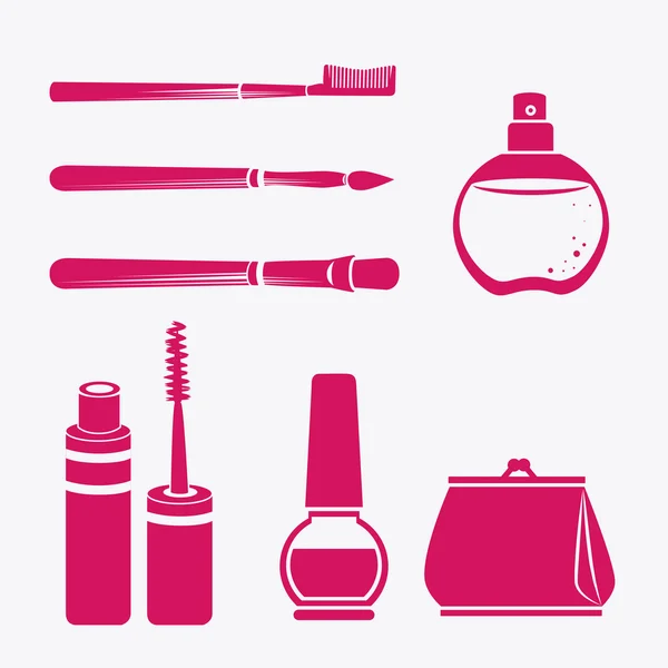 Maquillaje de diseño . — Vector de stock