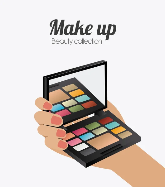 Make-up ontwerp. — Stockvector