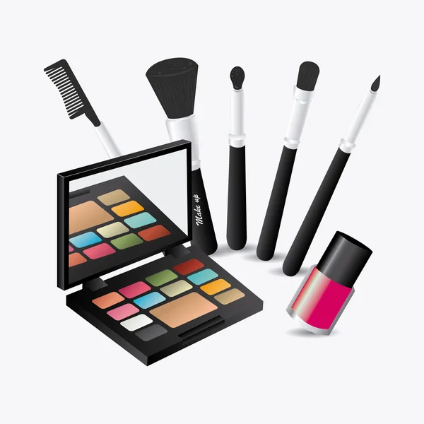 Make-up ontwerp. — Stockvector
