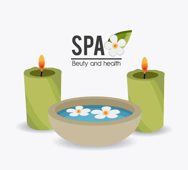 SPA design. — Stock Vector