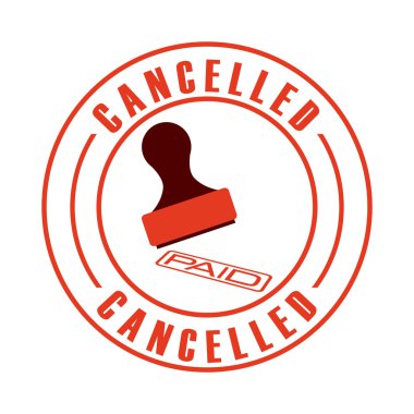 cancelled seal  clipart
