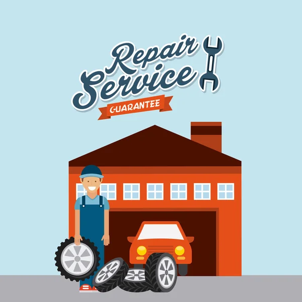 Service de réparation — Image vectorielle