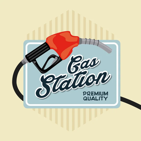 Service station — Stock Vector
