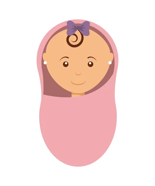かわいい赤ちゃん — ストックベクタ