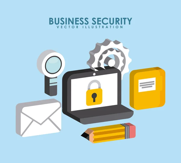 Business security — Stock Vector