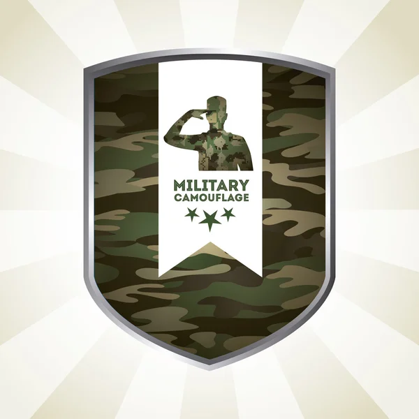 Camuffamento militare — Vettoriale Stock