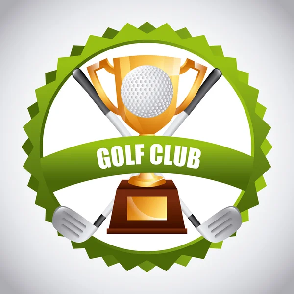 Emblema del club de golf — Archivo Imágenes Vectoriales