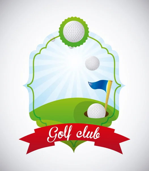 Godło Golf club — Wektor stockowy