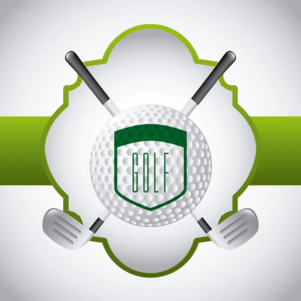 Emblema del club de golf — Vector de stock