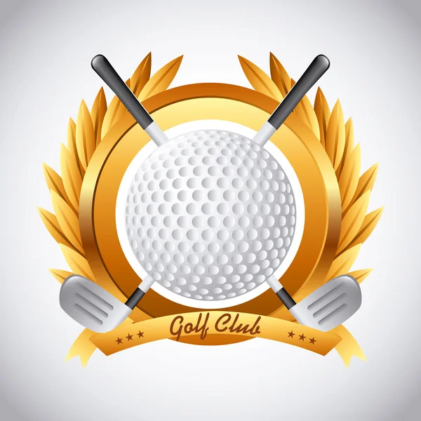 Golf club embleem — Stockvector