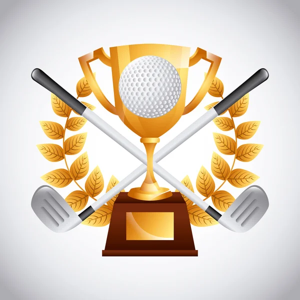 Emblema golf club — Vettoriale Stock