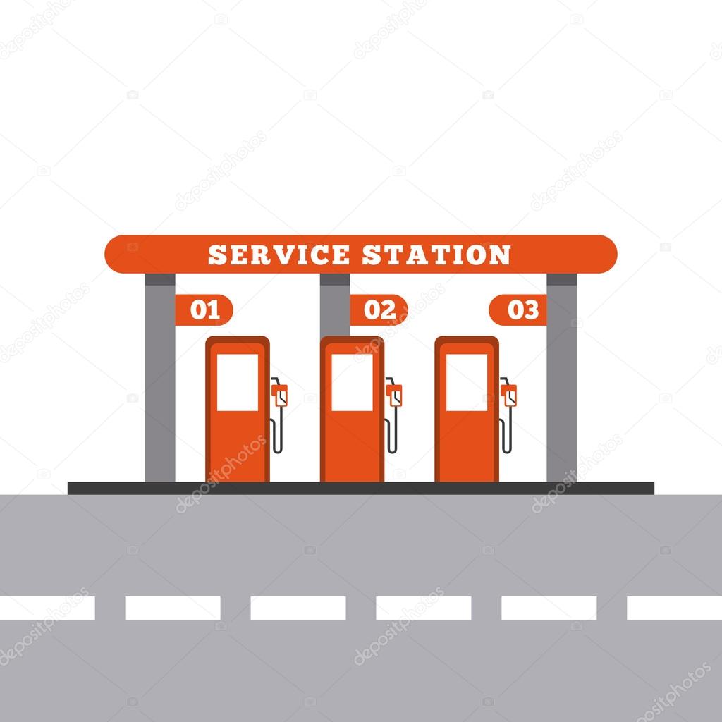 service station 